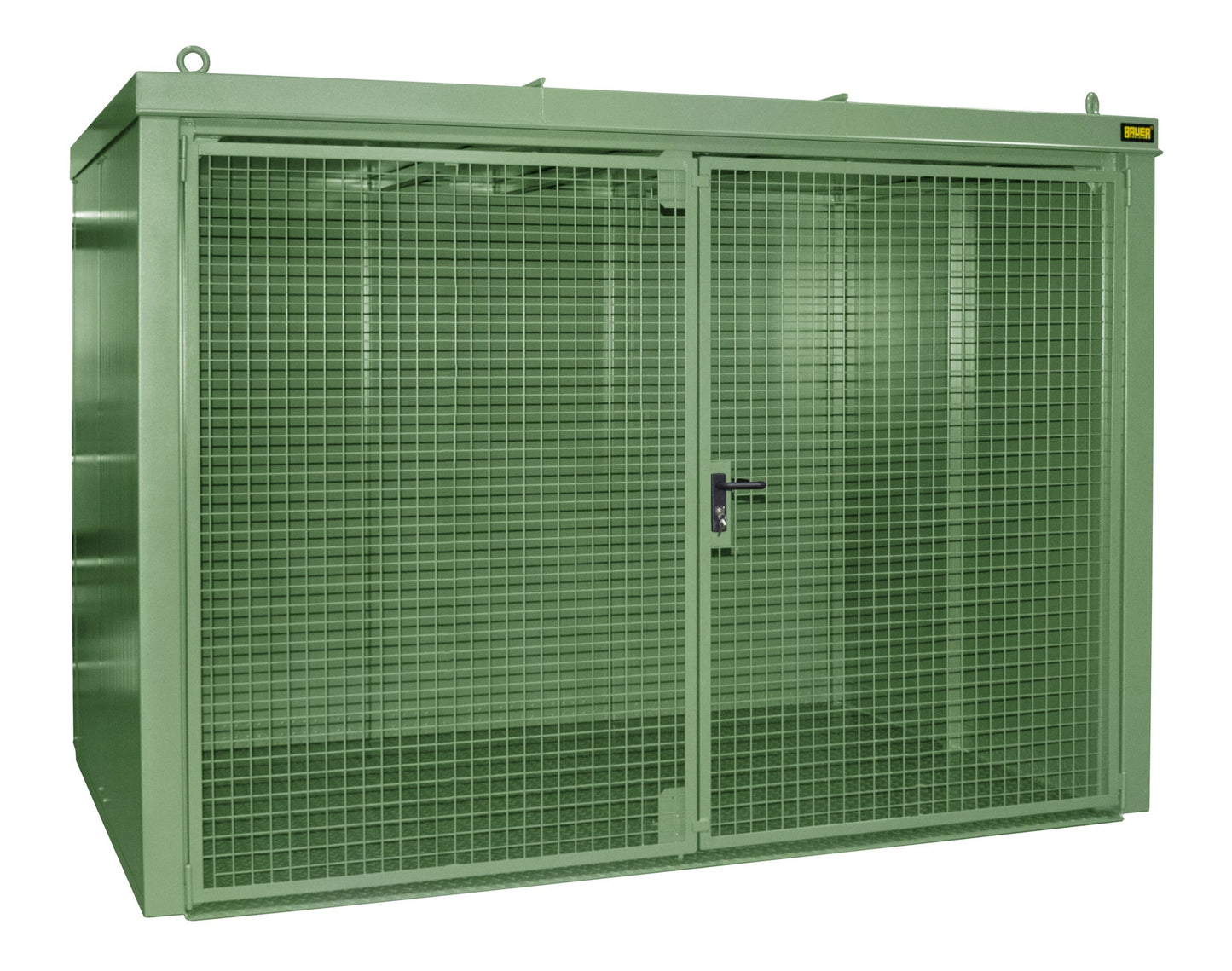 Gasflaschen - Container GFC - B M5, lackiert, Resedagrün - Staplertechnik24 - 4477 - 35 - 0000 - 4