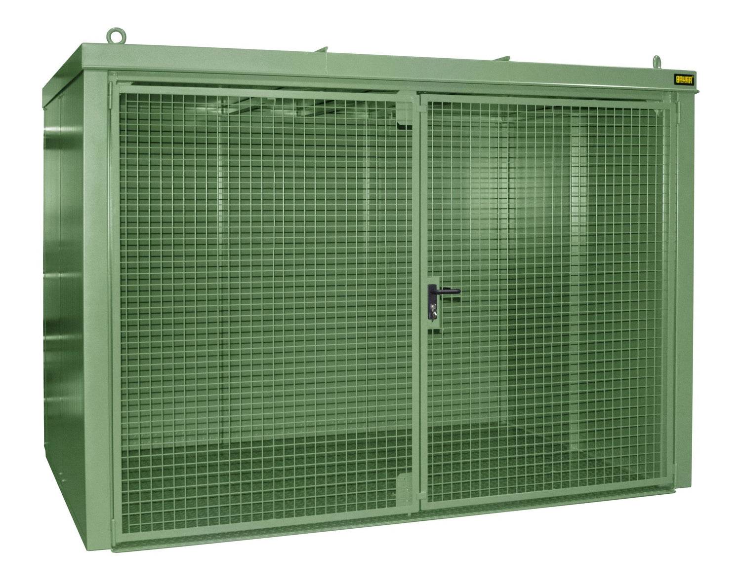 Gasflaschen - Container GFC - B M5, lackiert, Resedagrün - Staplertechnik24 - 4477 - 35 - 0000 - 4