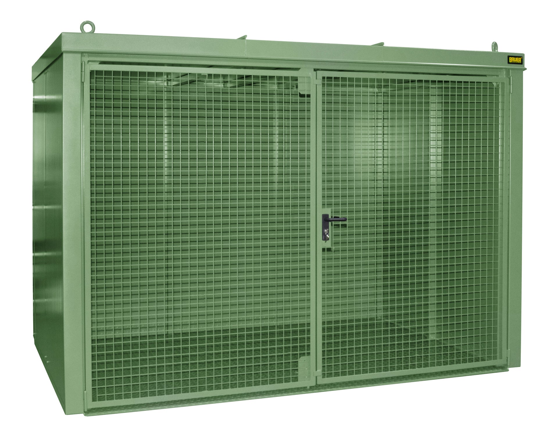 Gasflaschen - Container GFC - B M5, lackiert, Resedagrün - Staplertechnik24 - 4477 - 35 - 0000 - 4
