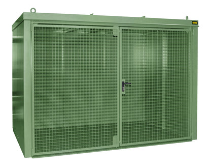 Gasflaschen - Container GFC - B M5, lackiert, Resedagrün - Staplertechnik24 - 4477 - 35 - 0000 - 4