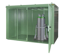 Gasflaschen - Container GFC - B M5, lackiert, Resedagrün - Staplertechnik24 - 4477 - 35 - 0000 - 4