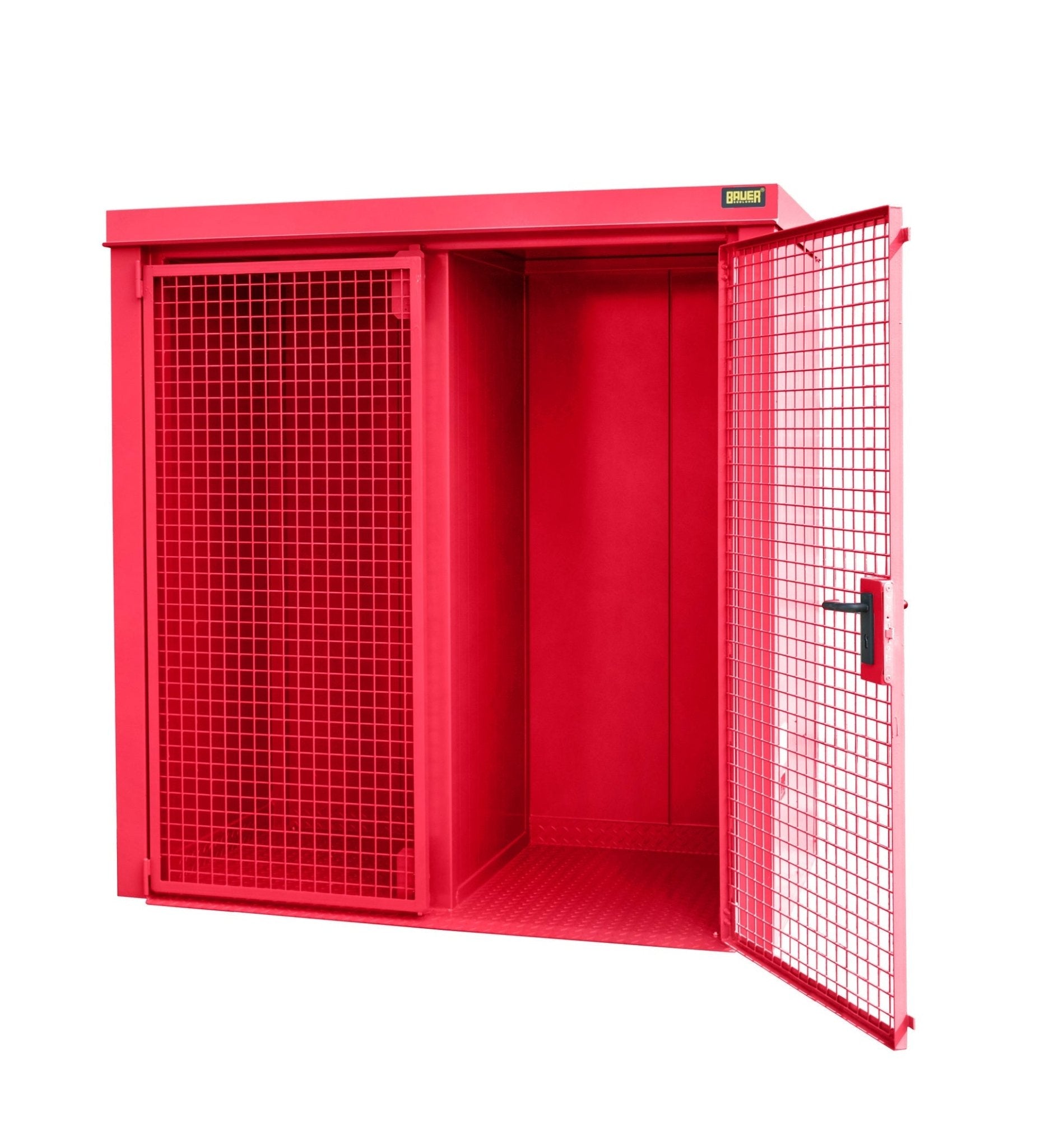 Gasflaschen - Container GFC - B/W M1, lackiert, Feuerrot - Staplertechnik24 - 4477 - 31 - 1000 - 2