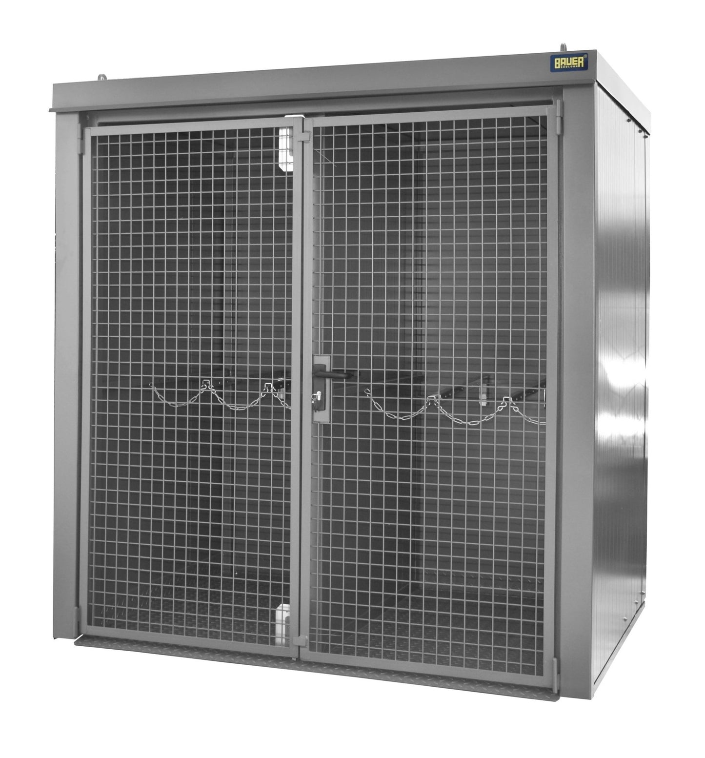 Gasflaschen - Container GFC - B/W M2, lackiert, Mausgrau - Staplertechnik24 - 4477 - 32 - 1000 - 5