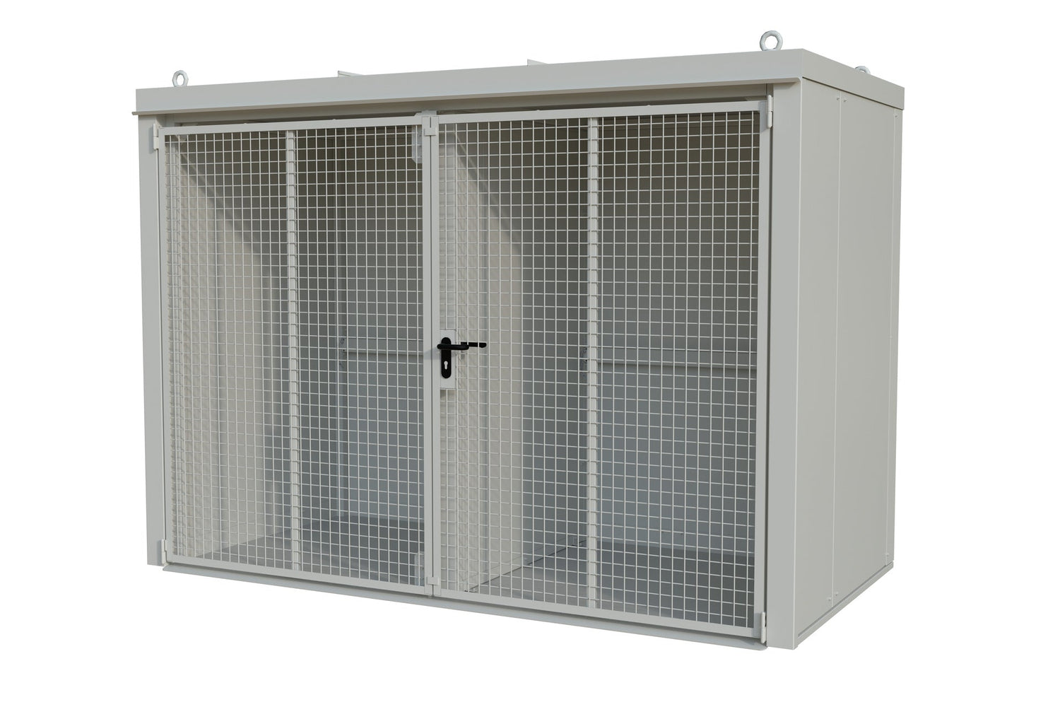 Gasflaschen - Container GFC - B/W M4, lackiert, Grauweiß - Staplertechnik24 - 4477 - 34 - 1000 - 18