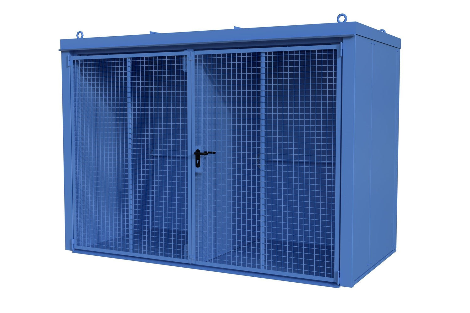 Gasflaschen - Container GFC - B/W M4, lackiert, Lichtblau - Staplertechnik24 - 4477 - 34 - 1000 - 3