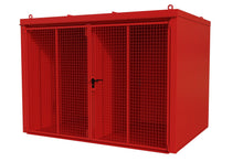 Gasflaschen - Container GFC - B/W M5, lackiert, Feuerrot - Staplertechnik24 - 4477 - 35 - 1000 - 2