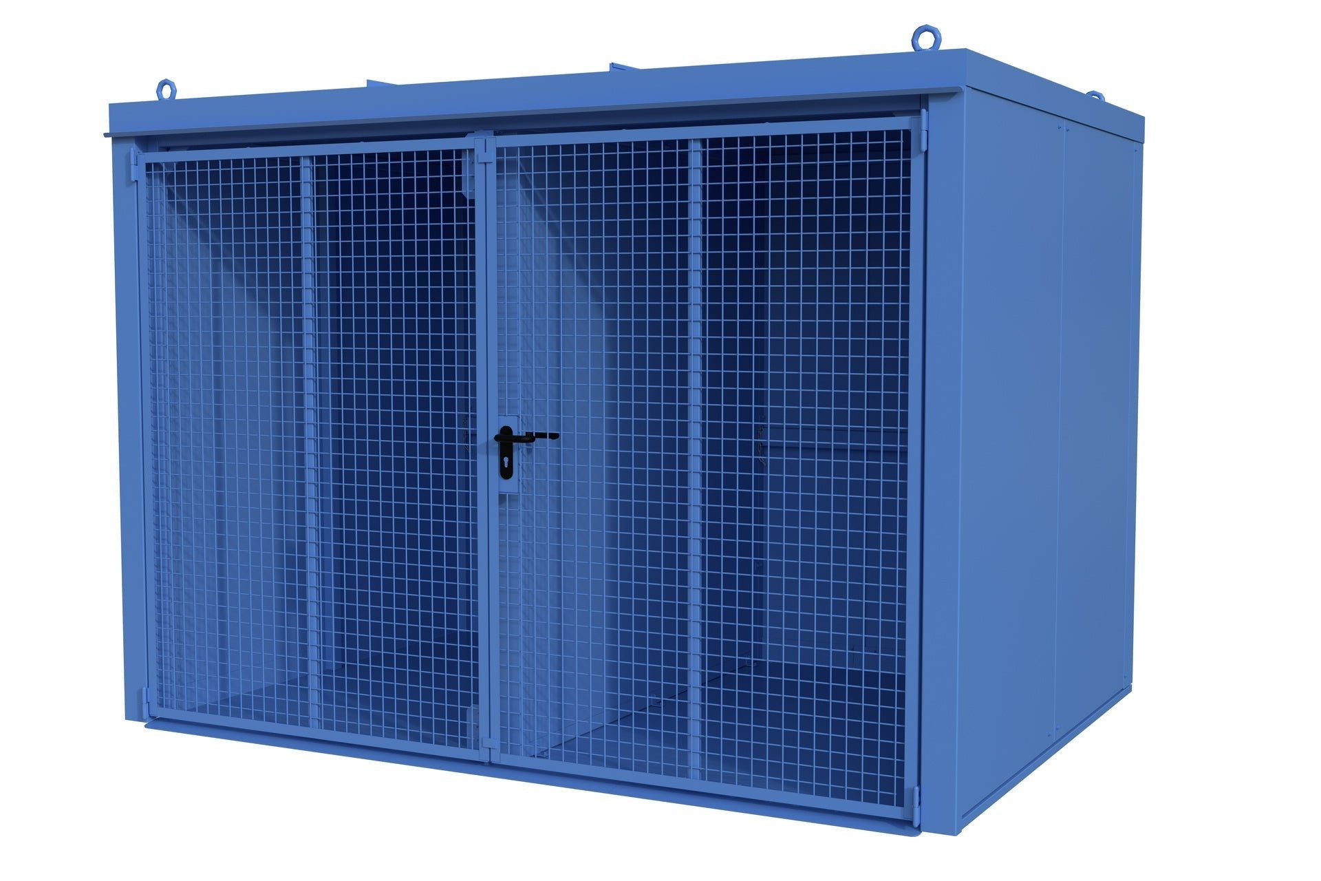 Gasflaschen - Container GFC - B/W M5, lackiert, Lichtblau - Staplertechnik24 - 4477 - 35 - 1000 - 3