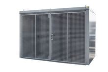 Gasflaschen - Container GFC - B/W M5, lackiert, Mausgrau - Staplertechnik24 - 4477 - 35 - 1000 - 5