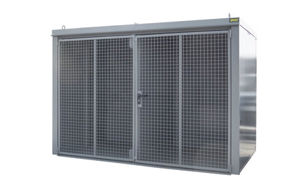 Gasflaschen - Container GFC - B/W M5, lackiert, Mausgrau - Staplertechnik24 - 4477 - 35 - 1000 - 5