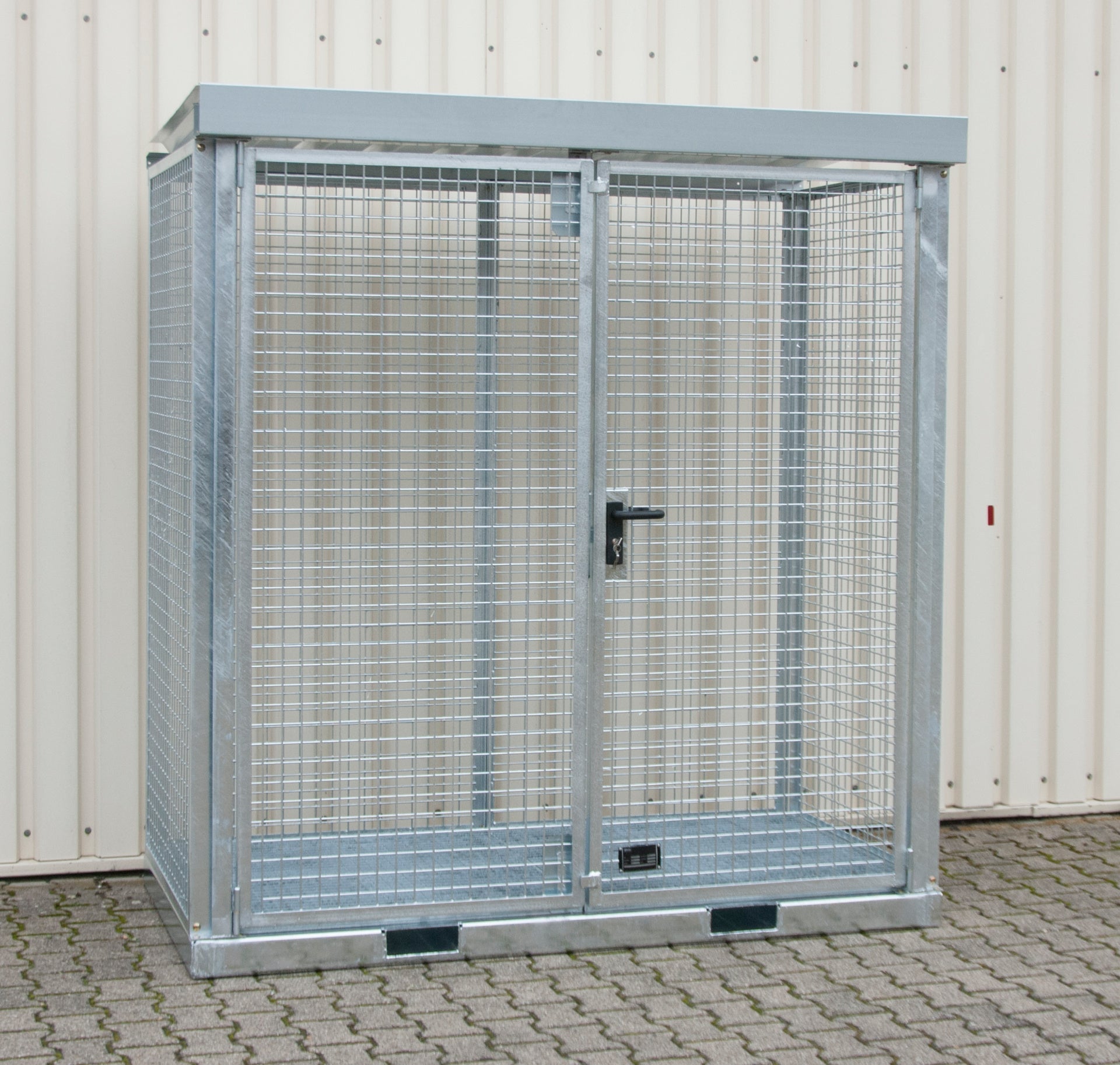 Gasflaschen - Container GFC - E/G M1, feuerverzinkt - Staplertechnik24 - 4477 - 20 - 1000 - 7