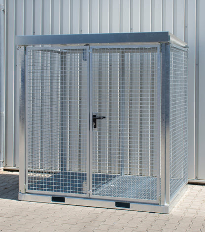 Gasflaschen - Container GFC - E/G M2, feuerverzinkt - Staplertechnik24 - 4477 - 21 - 1000 - 7