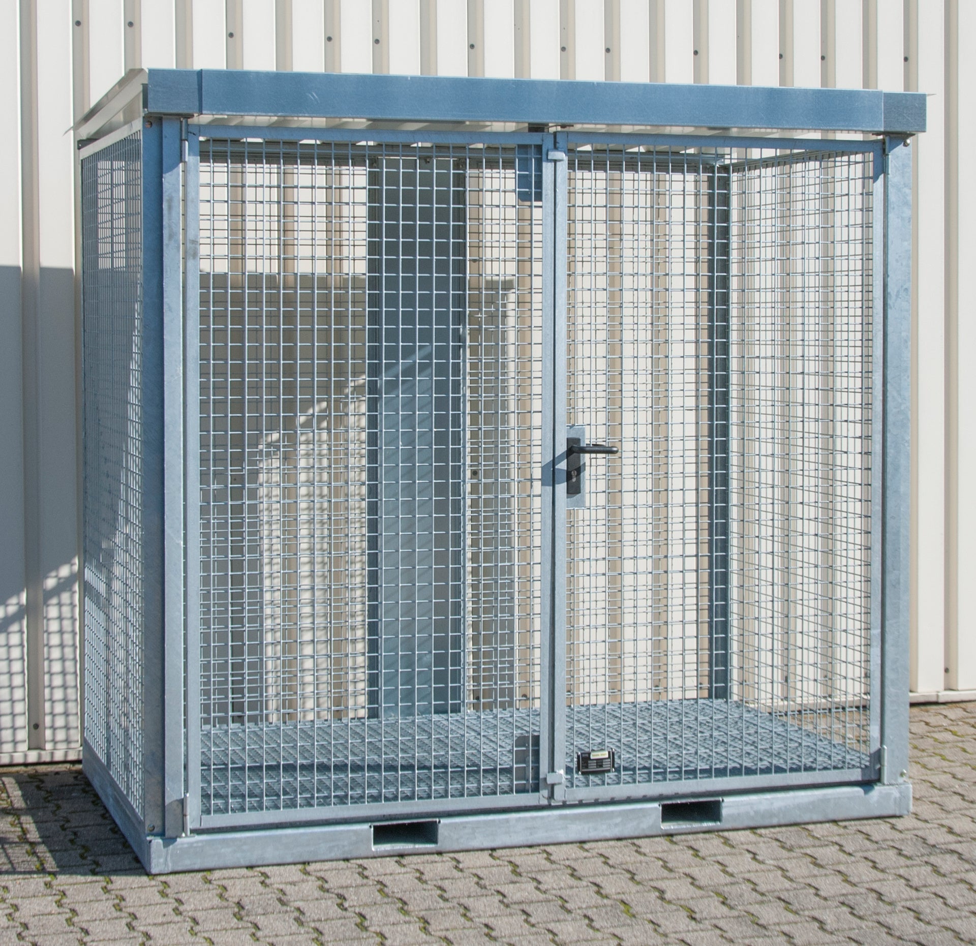 Gasflaschen - Container GFC - E/G M3, feuerverzinkt - Staplertechnik24 - 4477 - 22 - 1000 - 7