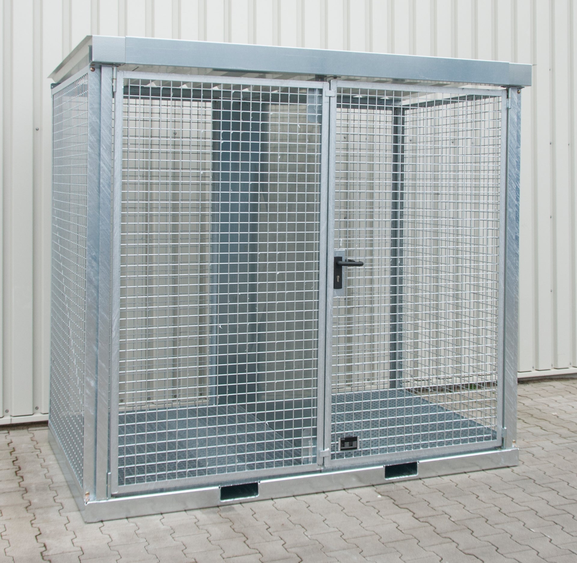 Gasflaschen - Container GFC - E/G M3, feuerverzinkt - Staplertechnik24 - 4477 - 22 - 1000 - 7