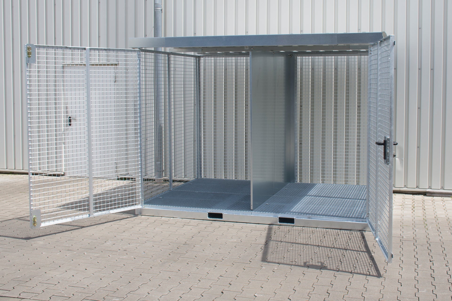 Gasflaschen - Container GFC - E/G M5, feuerverzinkt - Staplertechnik24 - 4477 - 24 - 1000 - 7