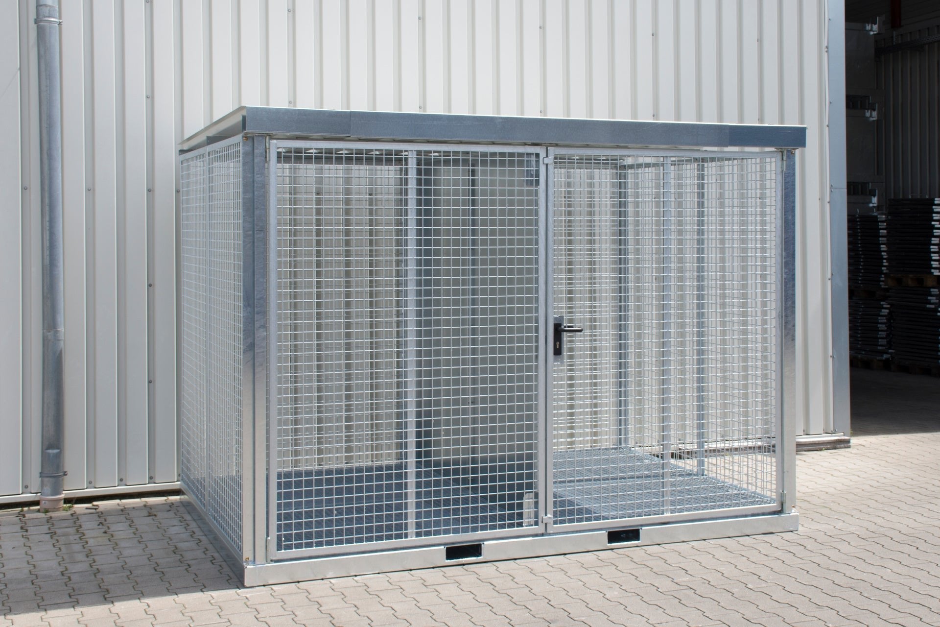 Gasflaschen - Container GFC - E/G M5, feuerverzinkt - Staplertechnik24 - 4477 - 24 - 1000 - 7