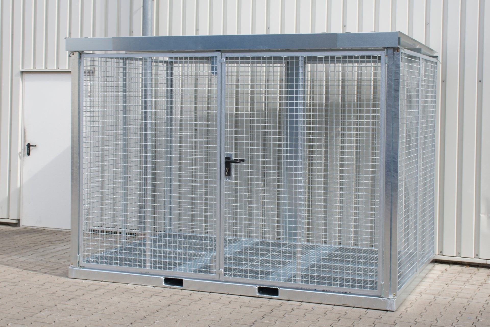 Gasflaschen - Container GFC - E/G M5, feuerverzinkt - Staplertechnik24 - 4477 - 24 - 1000 - 7