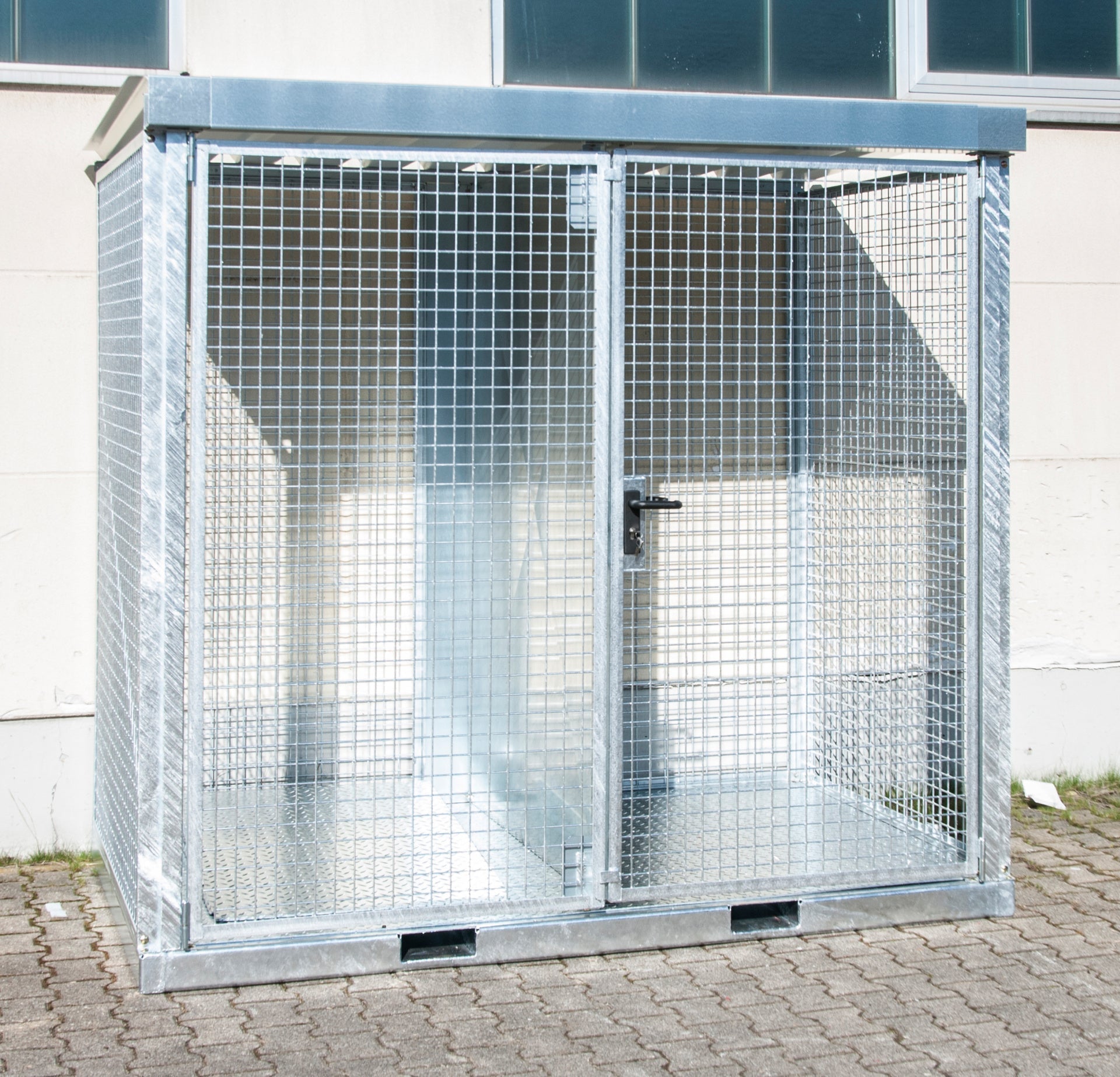 Gasflaschen - Container GFC - E/T M3, feuerverzinkt - Staplertechnik24 - 4477 - 22 - 2000 - 7