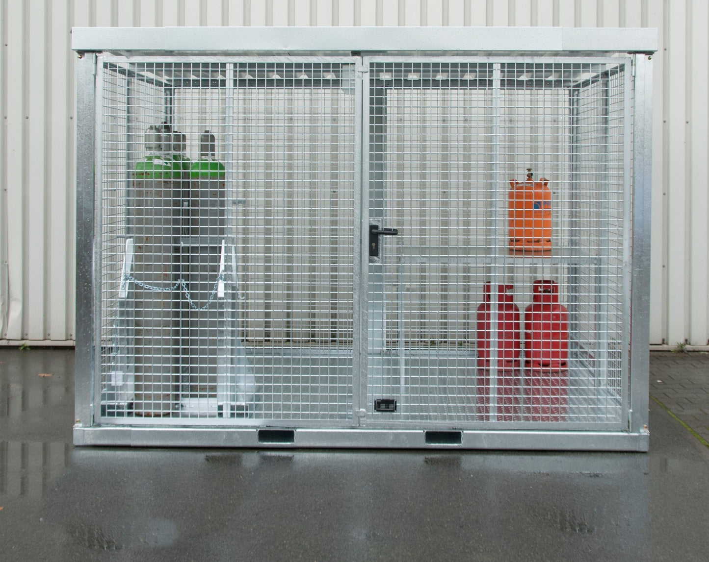 Gasflaschen - Container GFC - E/T M5, feuerverzinkt - Staplertechnik24 - 4477 - 24 - 2000 - 7