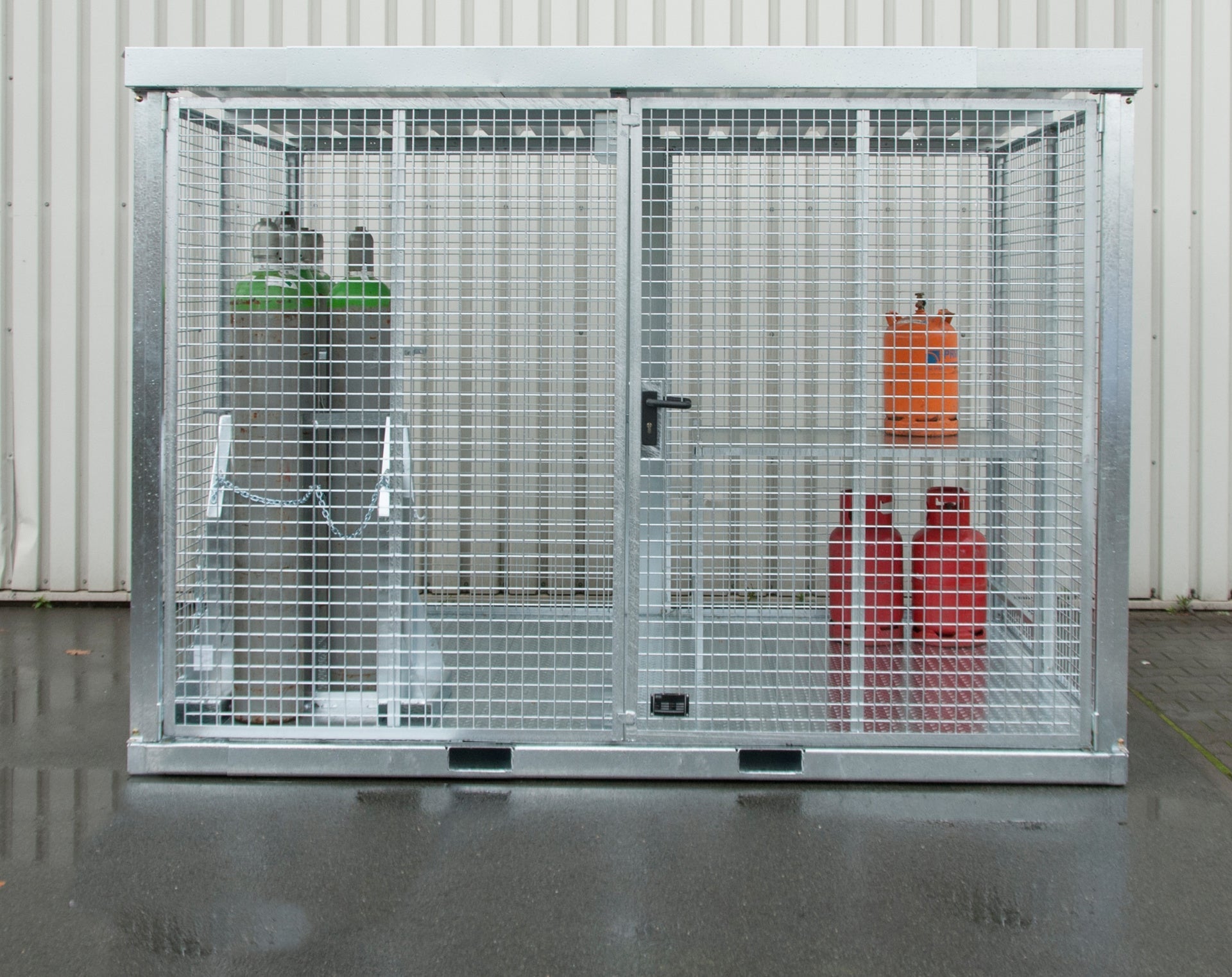Gasflaschen - Container GFC - E/T M5, feuerverzinkt - Staplertechnik24 - 4477 - 24 - 2000 - 7