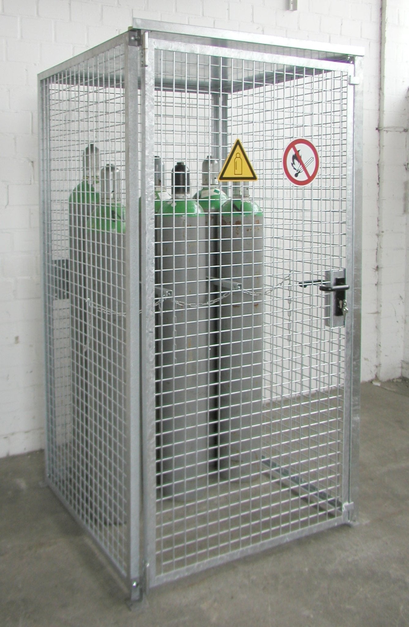 Gasflaschen - Container GFC - M0/D, feuerverzinkt - Staplertechnik24 - 4477 - 14 - 0000 - 7