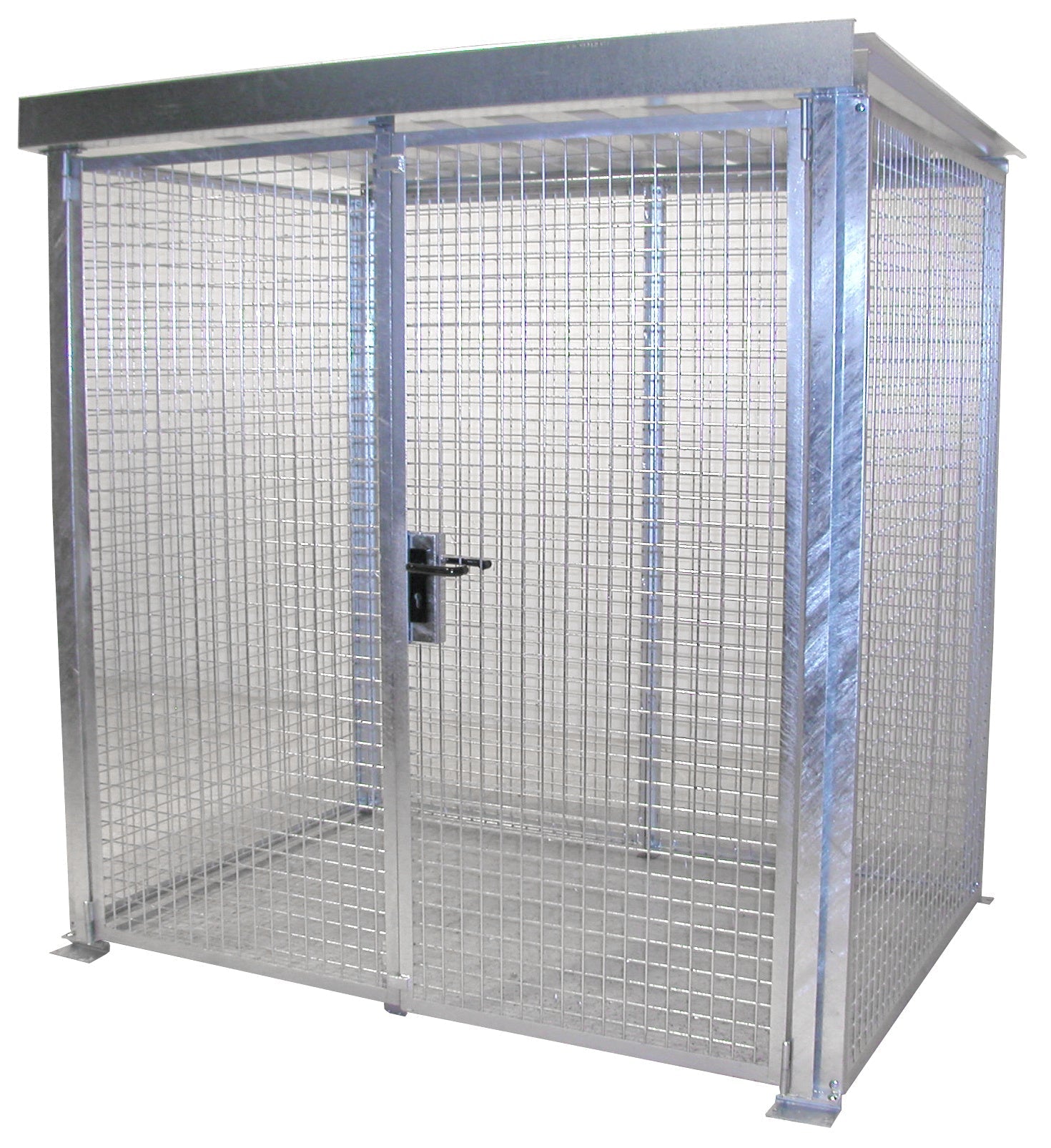 Gasflaschen - Container GFC - M2/D - DF, feuerverzinkt - Staplertechnik24 - 4477 - 21 - 0000 - 7