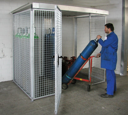 Gasflaschen - Container GFC - M3/D, feuerverzinkt - Staplertechnik24 - 4477 - 10 - 0000 - 7