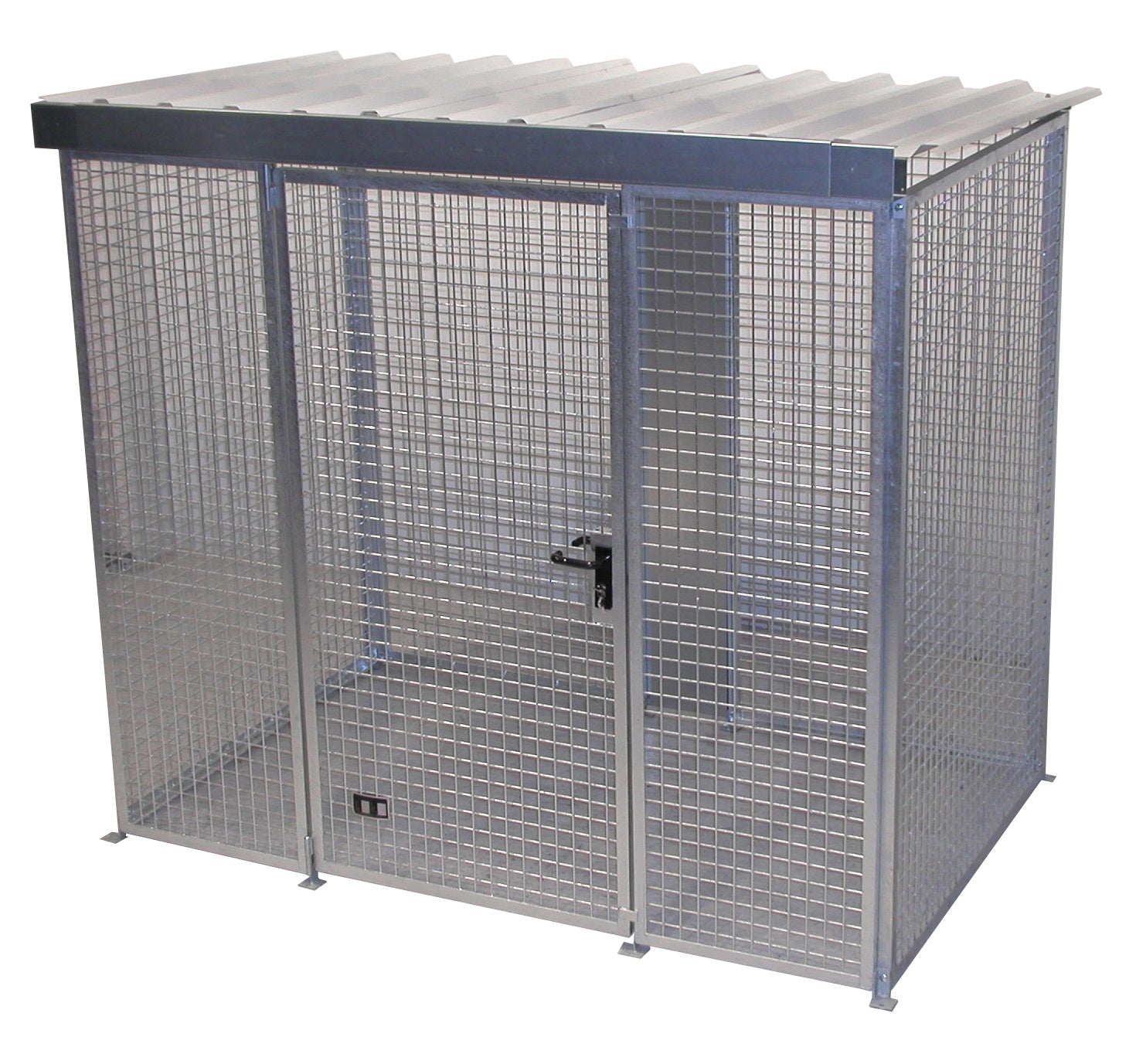 Gasflaschen - Container GFC - M3/D, feuerverzinkt - Staplertechnik24 - 4477 - 10 - 0000 - 7