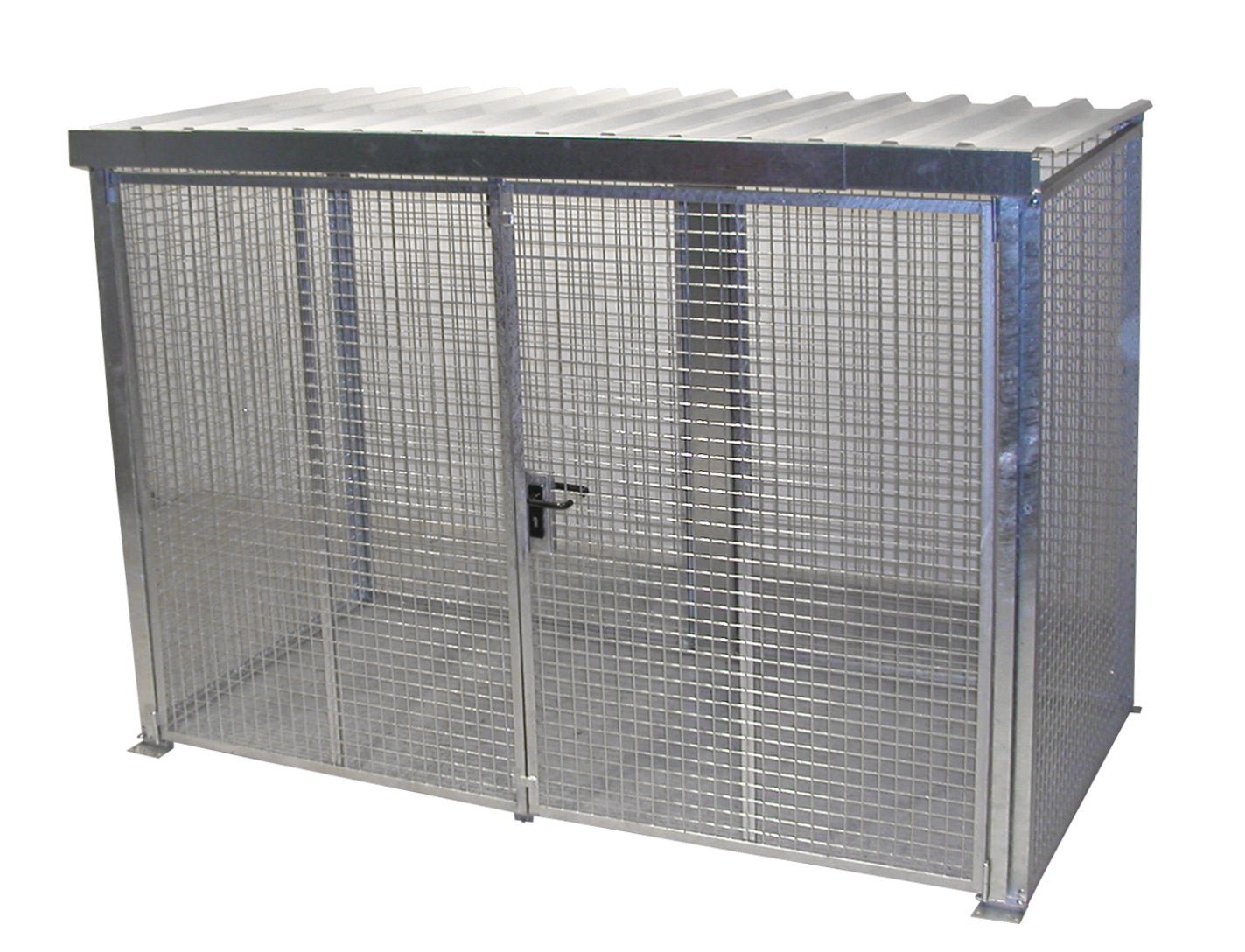 Gasflaschen - Container GFC - M4/D - DF, feuerverzinkt - Staplertechnik24 - 4477 - 23 - 0000 - 7