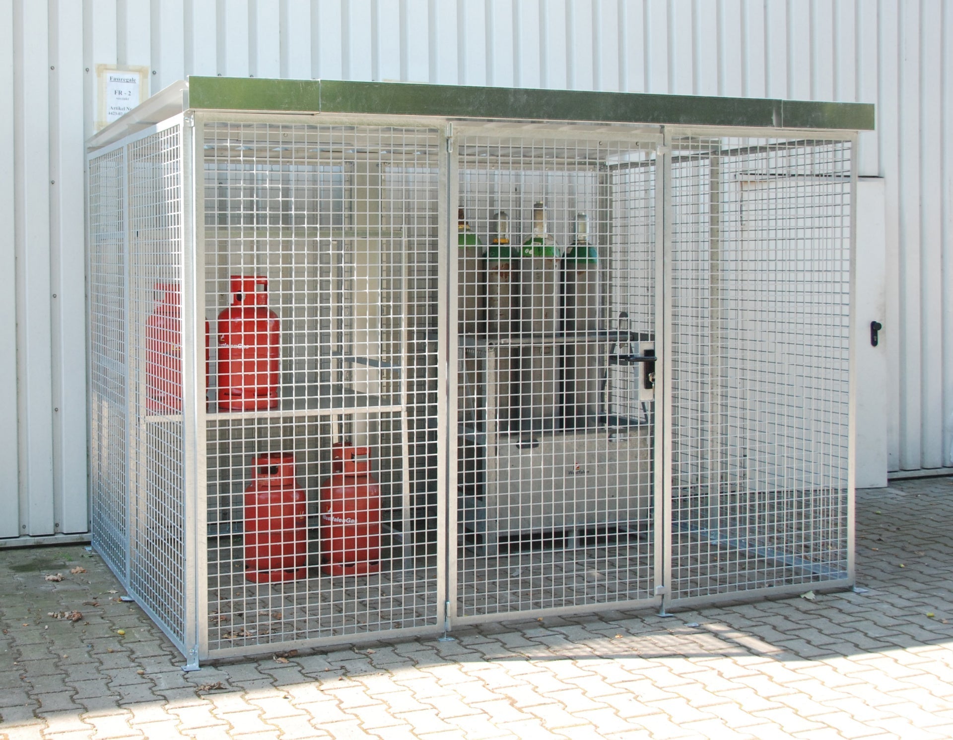 Gasflaschen - Container GFC - M5/D, feuerverzinkt - Staplertechnik24 - 4477 - 12 - 0000 - 7