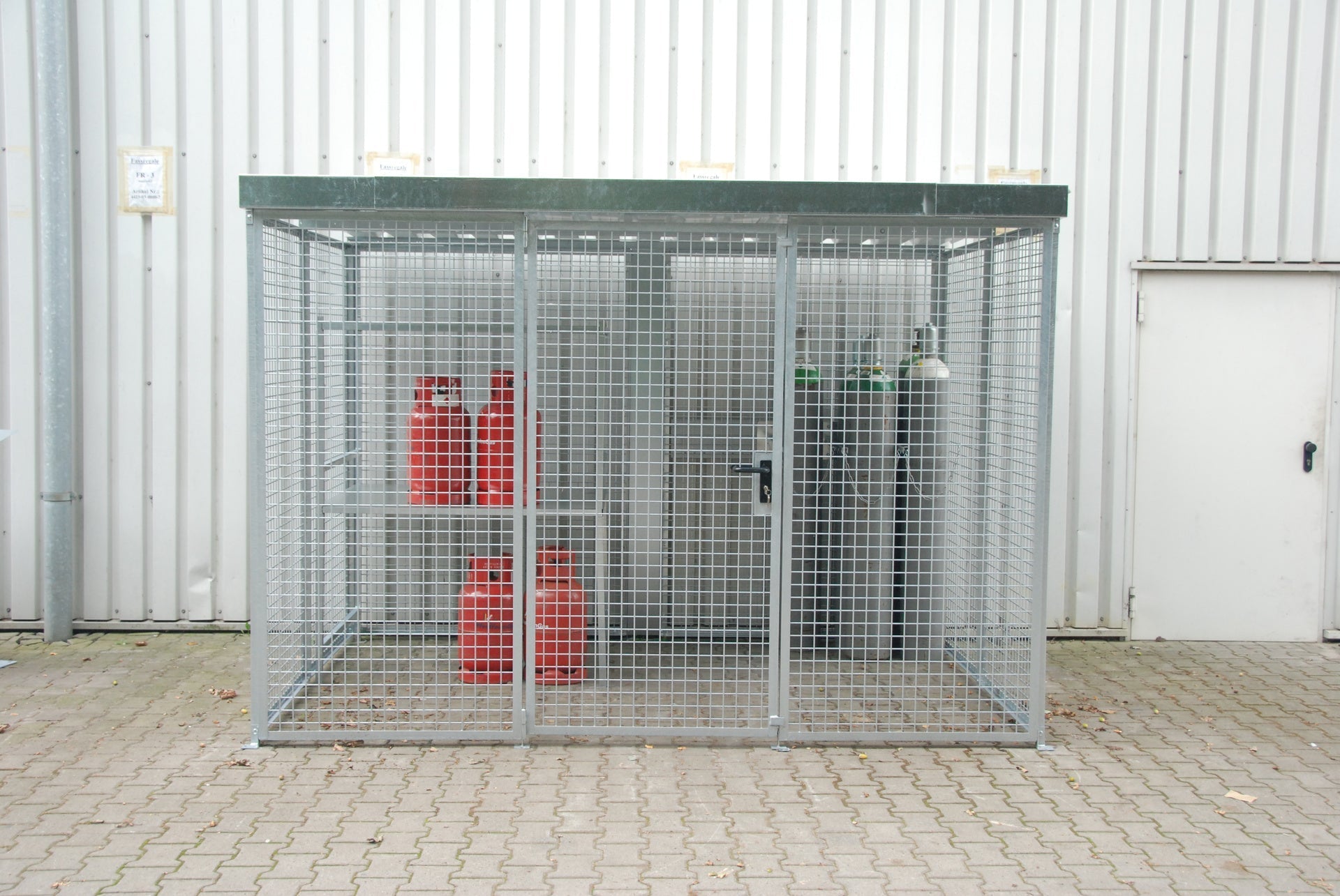 Gasflaschen - Container GFC - M5/D, feuerverzinkt - Staplertechnik24 - 4477 - 12 - 0000 - 7