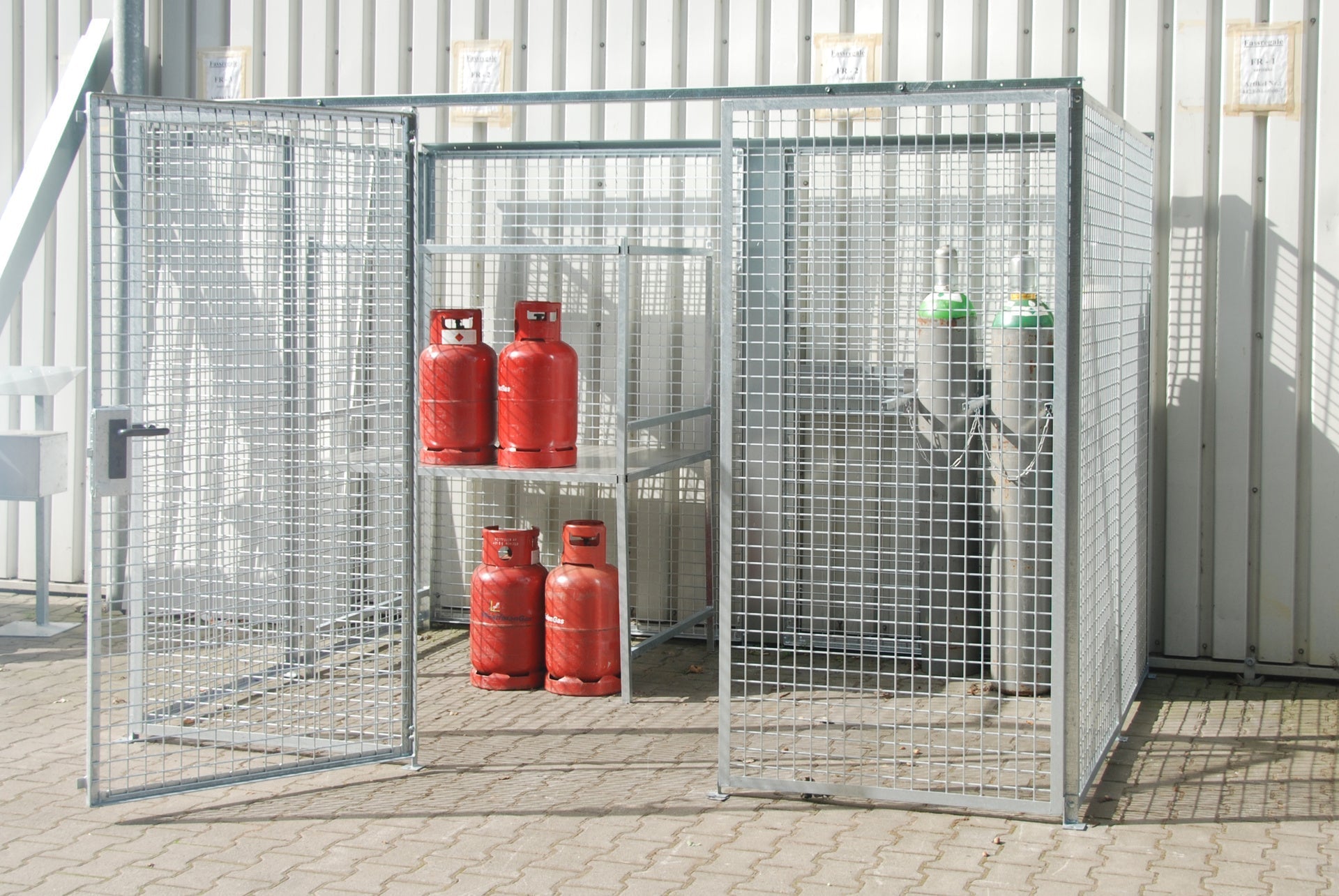 Gasflaschen - Container GFC - M5, feuerverzinkt - Staplertechnik24 - 4477 - 07 - 0000 - 7