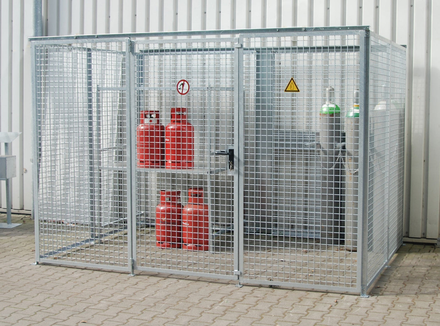 Gasflaschen - Container GFC - M5, feuerverzinkt - Staplertechnik24 - 4477 - 07 - 0000 - 7