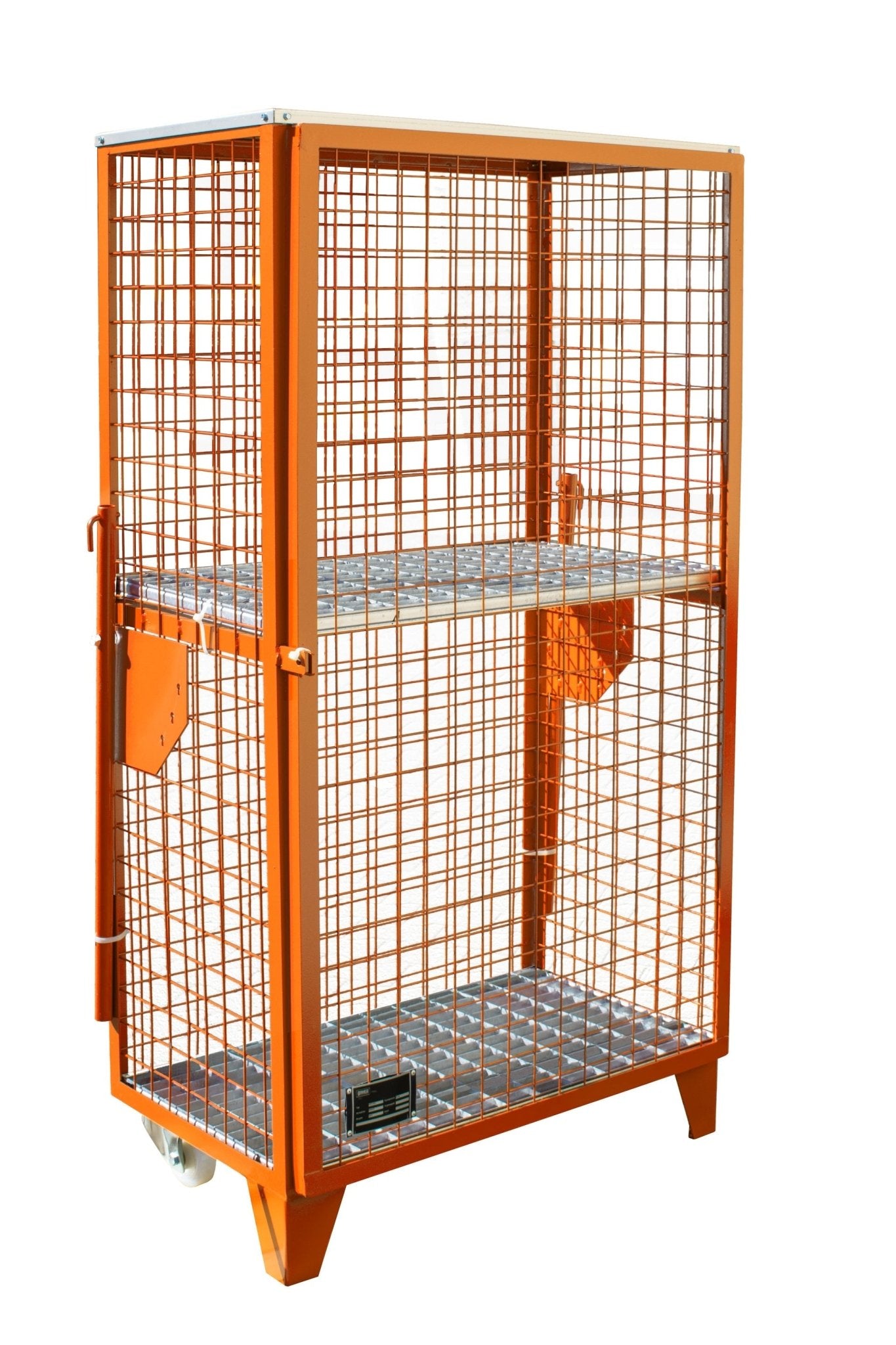 Gasflaschen - Depot GFD - R 4, lackiert, Gelborange - Staplertechnik24 - 4495 - 02 - 0000 - 1