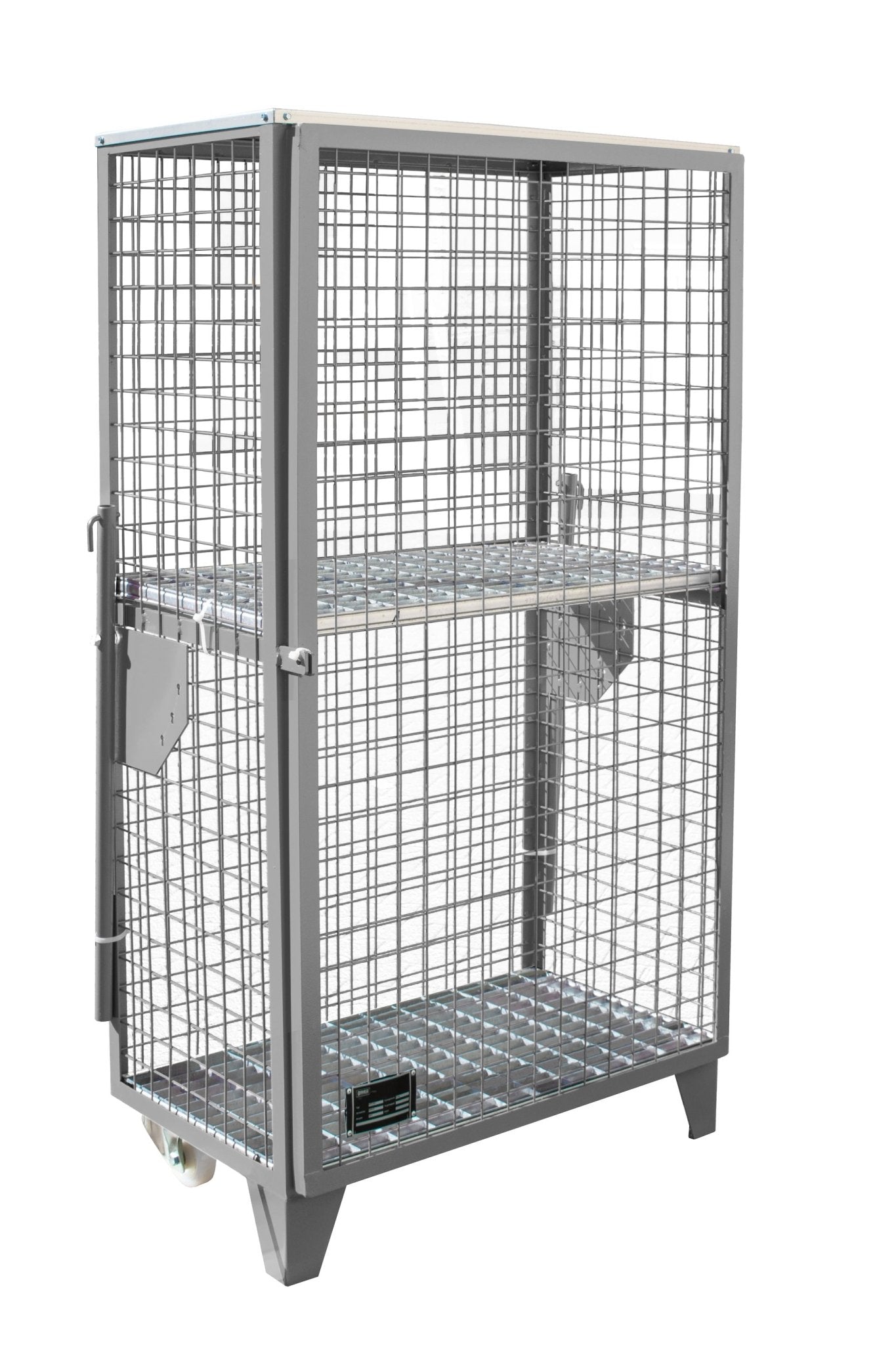 Gasflaschen - Depot GFD - R 4, lackiert, Mausgrau - Staplertechnik24 - 4495 - 02 - 0000 - 5