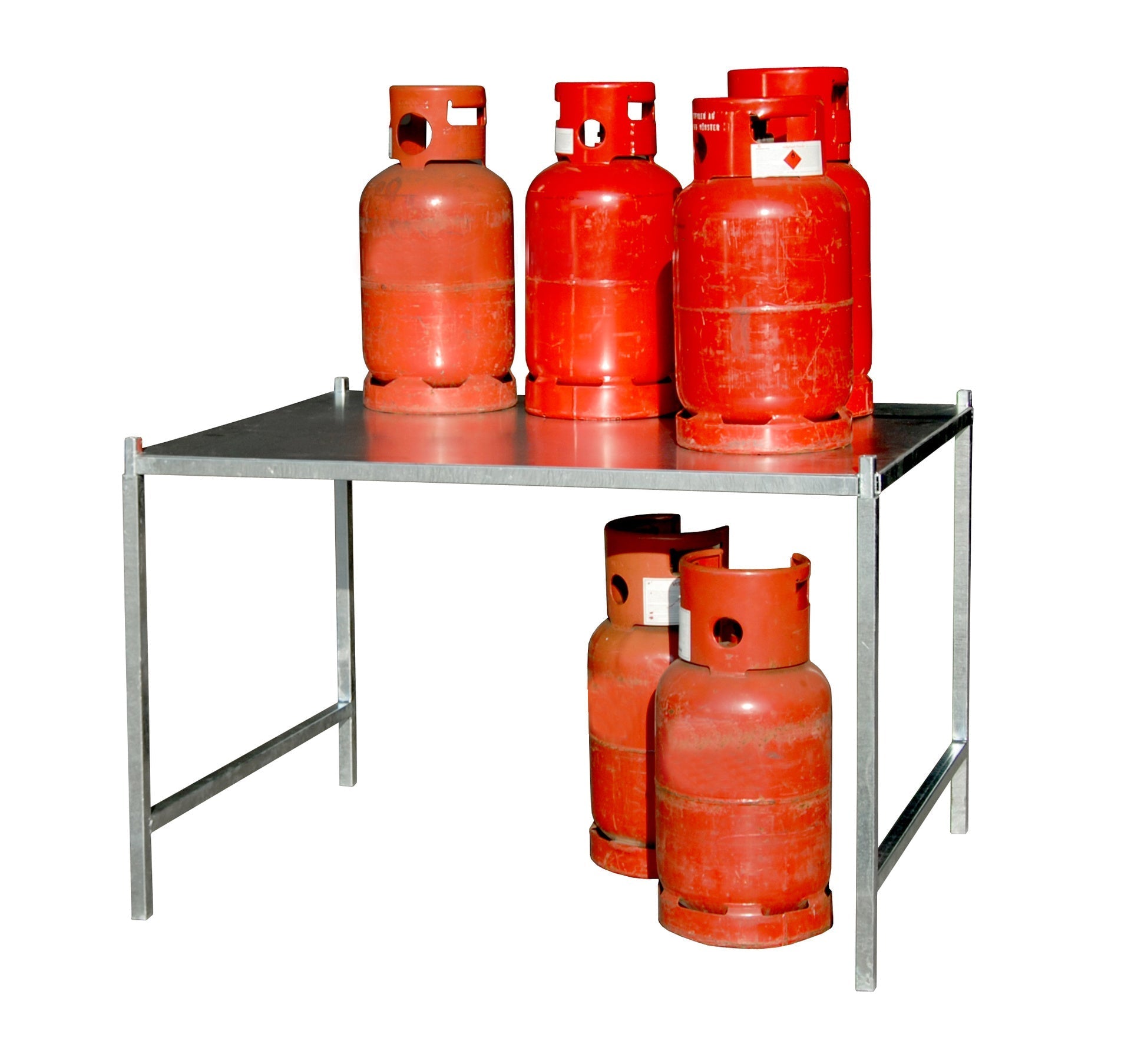 Gasflaschengestell Typ GFG, verzinkt - Staplertechnik24 - 4477 - 13 - 0000 - 7