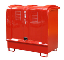 Gefahrstoff - Depot GD - B, lackiert, Feuerrot - Staplertechnik24 - 4416 - 02 - 0000 - 2