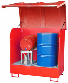 Gefahrstoff - Depot GD - B, lackiert, Feuerrot - Staplertechnik24 - 4416 - 02 - 0000 - 2