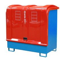 Gefahrstoff - Depot GD - B, lackiert, Lichtblau - Staplertechnik24 - 4416 - 02 - 0000 - 3