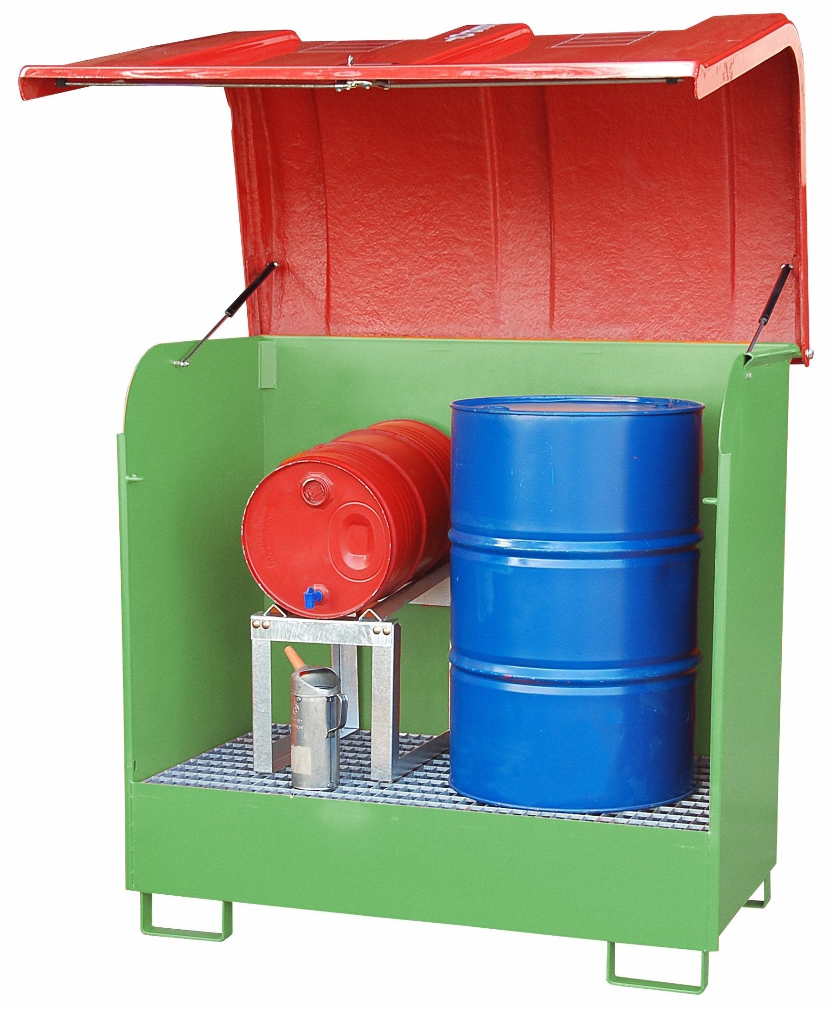 Gefahrstoff - Depot GD - B, lackiert, Resedagrün - Staplertechnik24 - 4416 - 02 - 0000 - 4