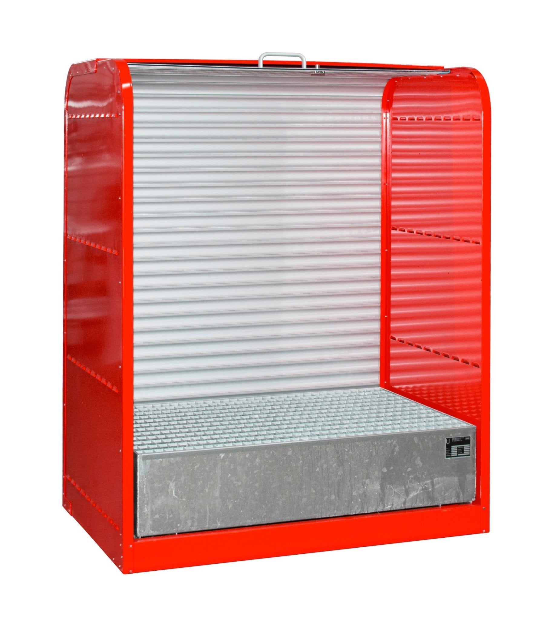 Gefahrstoff - Rollladenschrank RSG - 1, lackiert, Feuerrot - Staplertechnik24 - 4416 - 30 - 0000 - 2