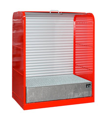 Gefahrstoff - Rollladenschrank RSG - 1, lackiert, Feuerrot - Staplertechnik24 - 4416 - 30 - 0000 - 2
