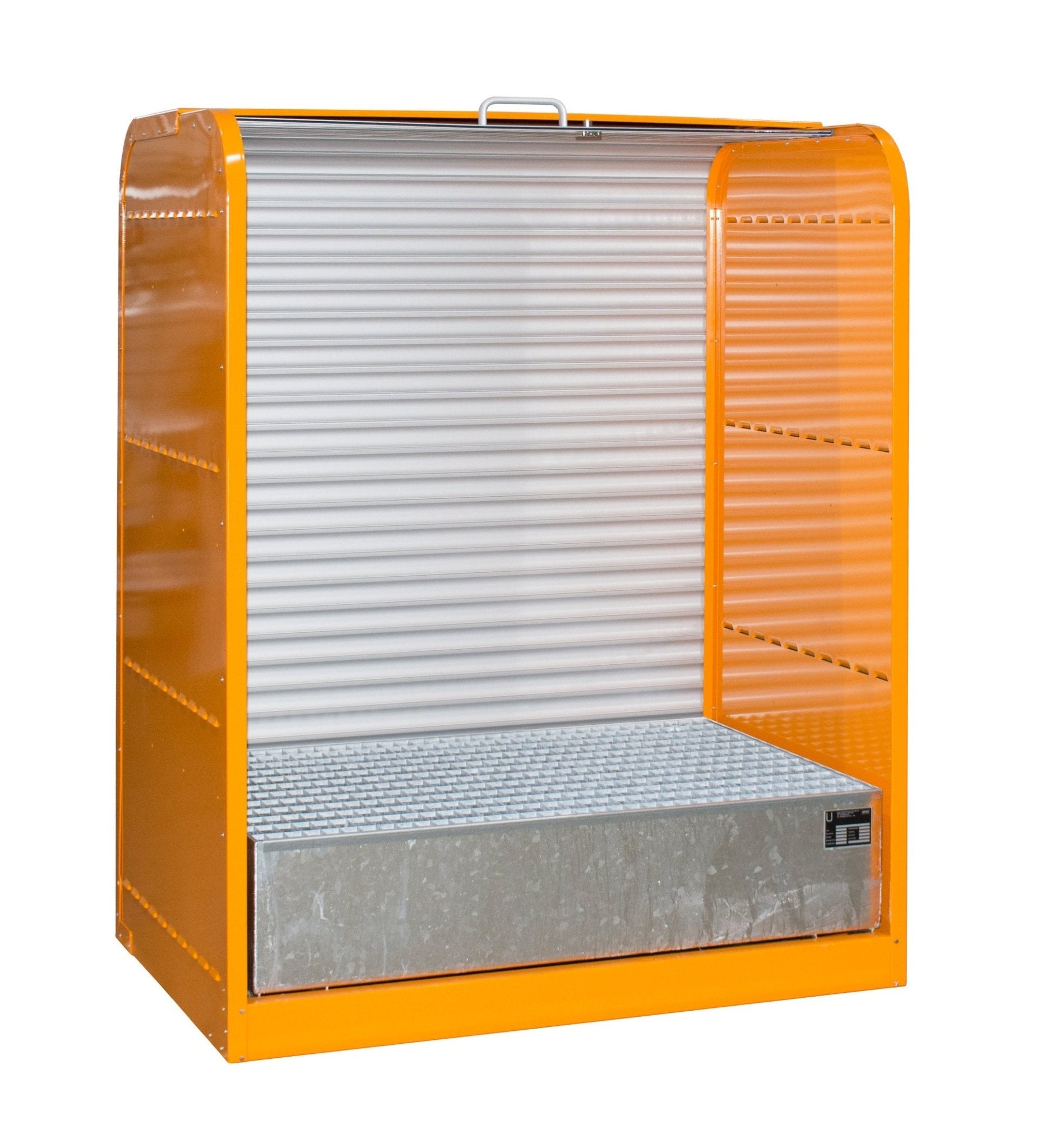 Gefahrstoff - Rollladenschrank RSG - 1, lackiert, Gelborange - Staplertechnik24 - 4416 - 30 - 0000 - 1
