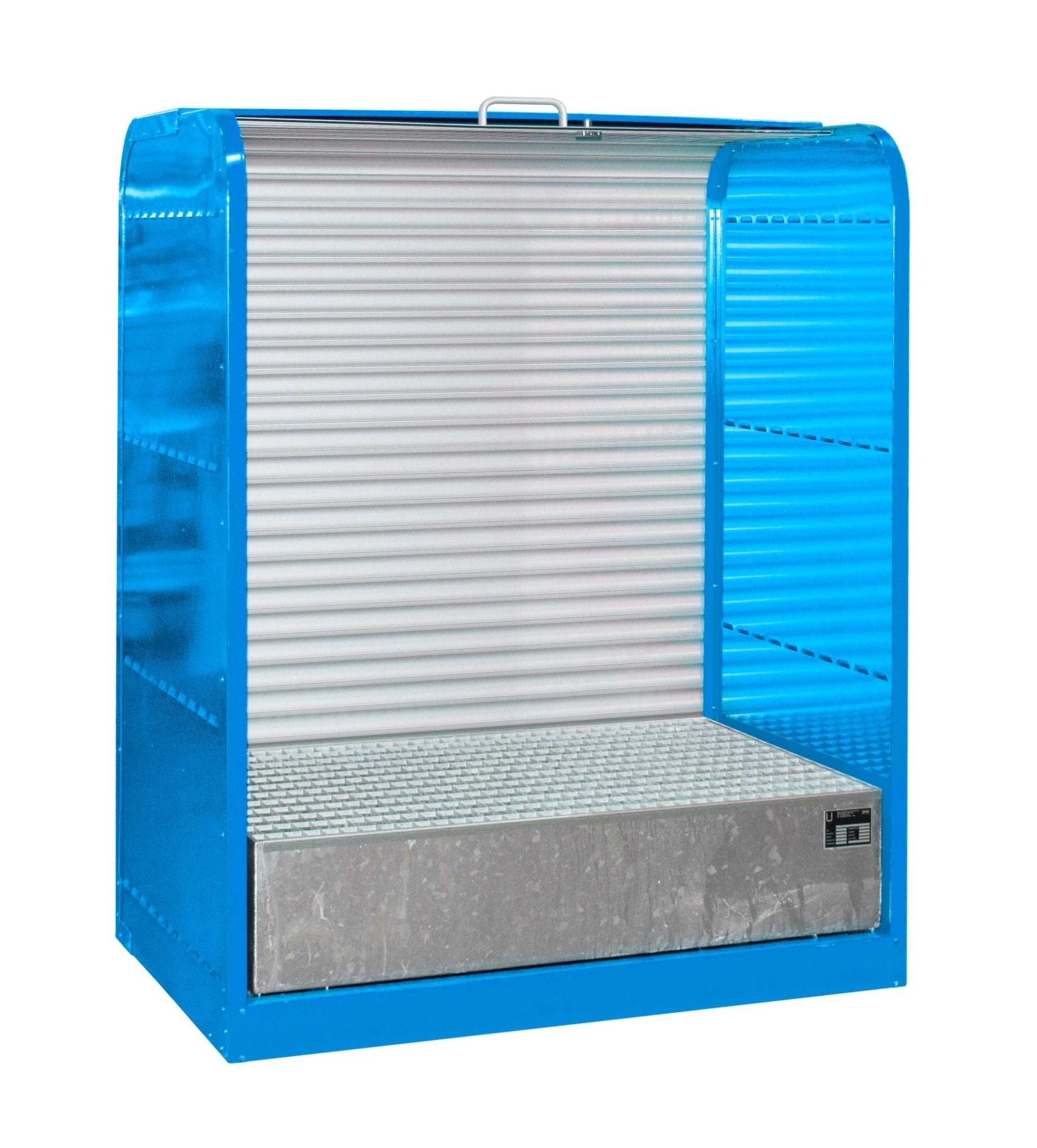 Gefahrstoff - Rollladenschrank RSG - 1, lackiert, Lichtblau - Staplertechnik24 - 4416 - 30 - 0000 - 3