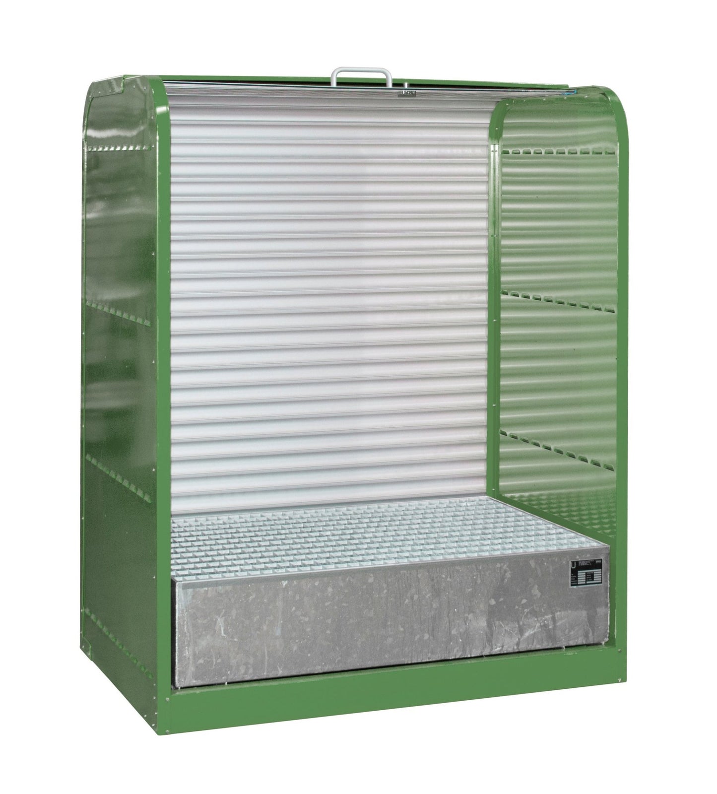 Gefahrstoff - Rollladenschrank RSG - 1, lackiert, Resedagrün - Staplertechnik24 - 4416 - 30 - 0000 - 4