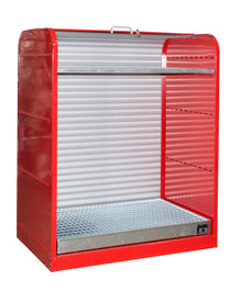 Gefahrstoff - Rollladenschrank RSG - 2, lackiert, Feuerrot - Staplertechnik24 - 4416 - 30 - 1000 - 2