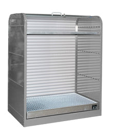 Gefahrstoff - Rollladenschrank RSG - 2, lackiert, Mausgrau - Staplertechnik24 - 4416 - 30 - 1000 - 5