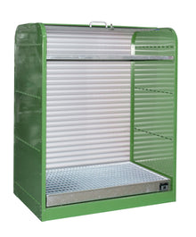 Gefahrstoff - Rollladenschrank RSG - 2, lackiert, Resedagrün - Staplertechnik24 - 4416 - 30 - 1000 - 4