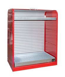 Gefahrstoff - Rollladenschrank RSG - 3, lackiert, Feuerrot - Staplertechnik24 - 4416 - 30 - 2000 - 2