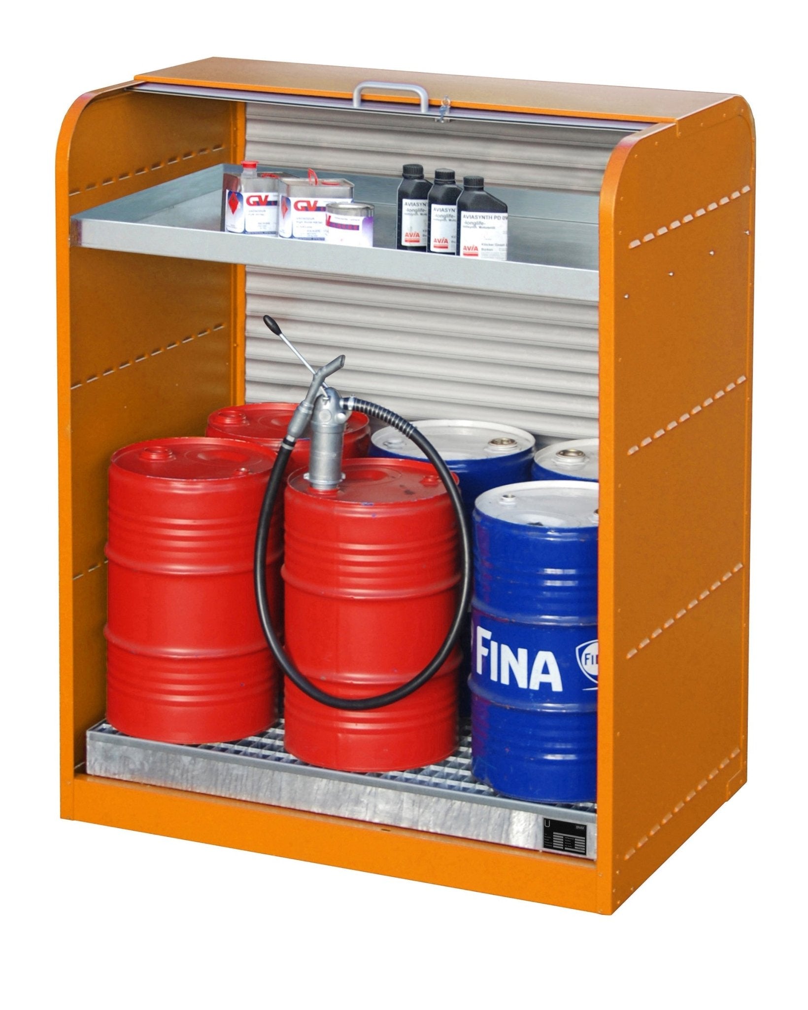 Gefahrstoff - Rollladenschrank RSG - 3, lackiert, Gelborange - Staplertechnik24 - 4416 - 30 - 2000 - 1