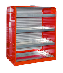 Gefahrstoff - Rollladenschrank RSG - 4, lackiert, Feuerrot - Staplertechnik24 - 4416 - 30 - 3000 - 2